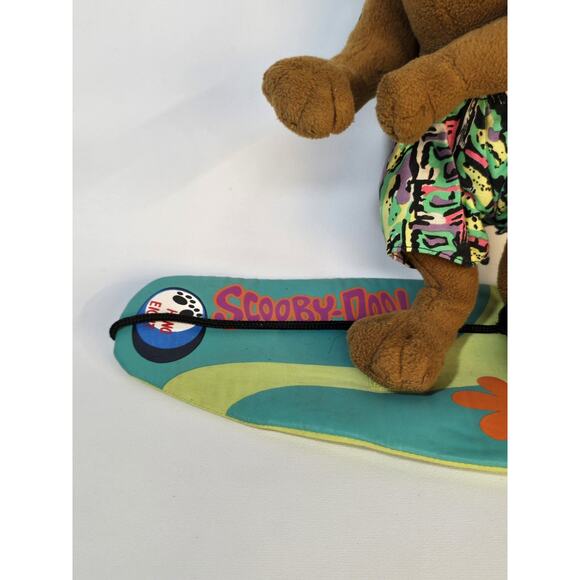 Vintage Scooby Doo Plush with Surf Board 1999 by Applause 12" Posable - Picture 2 of 9